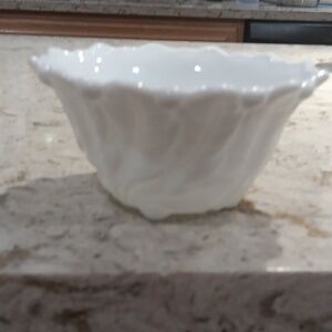 2 Indiana Milk Glass Wild Rose